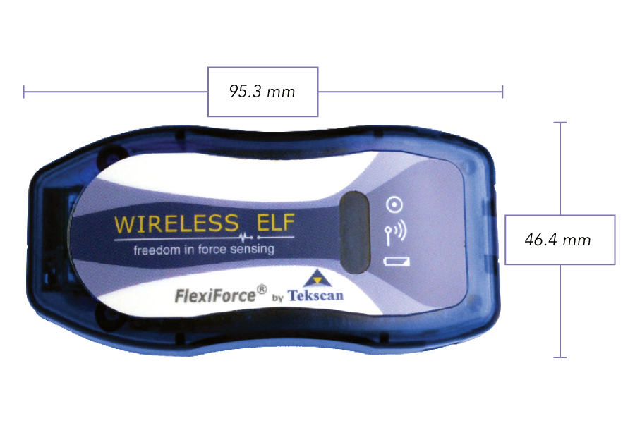 Transmetteur WELF™ sans fil WiFi pour capteur FSR Tekscan FlexiForce