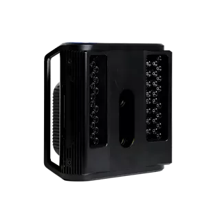 Extensomètre vidéo stéréoscopique UVX3D 110 Imetrum pour mesures de déformation 3D haute précision sur petites éprouvettes
