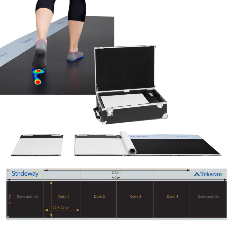 Strideway™ - Tapis d'analyse de la marche modulaire | Tekscan | Mescan