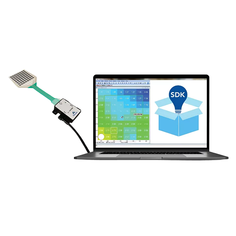 Tekscan PM64 - Cartographie de pression leader intégrable en OEM avec capteur, électronique et SDK (.NET)