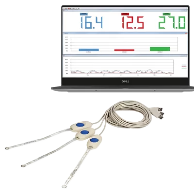 Système Tekscan ELF - Mesure de force sur USB, 1 à 16 capteurs piézorésistifs FSR FlexiForce sur PC Windows