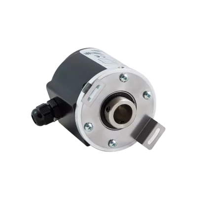 Elap MEM-SSI codeurs numérique absolus sortie série RS 4S22 à bride, arbre creux