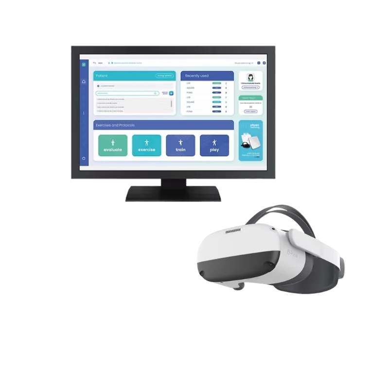 Solution physio sensing vertigo à casque de réalité virtuelle, distribution sensing future France Mescan