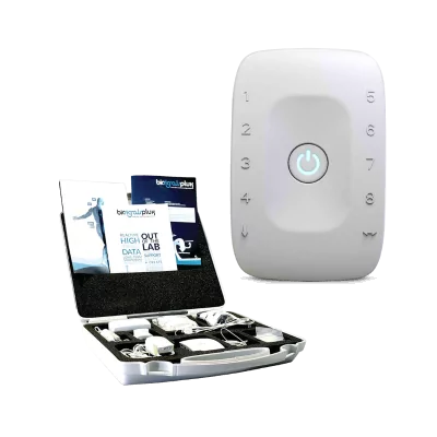 kit biosignalsplux hybrid-8 bluetooth, 8 capteurs physiologiques numériques ou analogiques, distribution Mescan