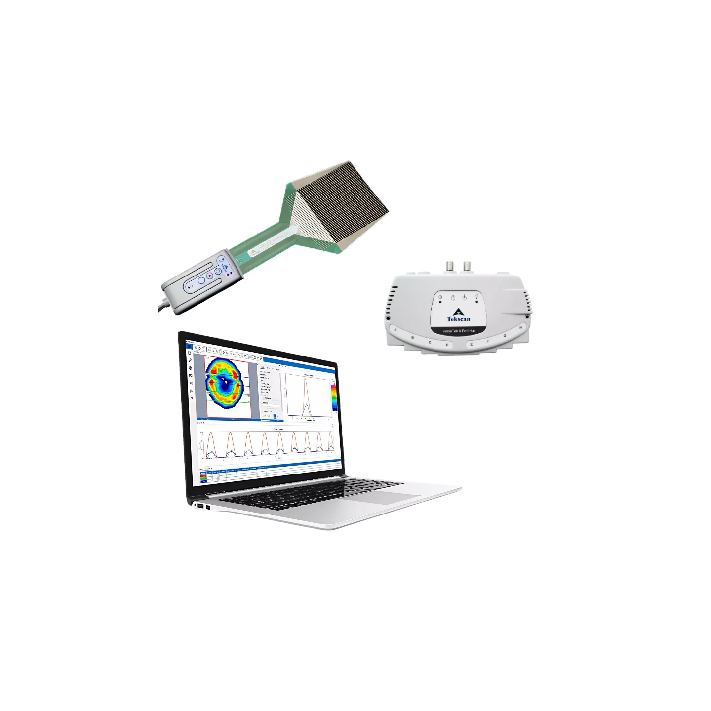 Électronique haute vitesse Versatek pour capteurs de pression Tekscan I-Scan