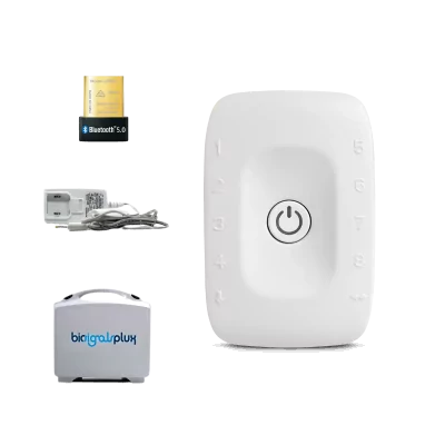 kit biosignalsplux researcher, mesures physiologiques, 8 capteurs bluetooth, distribution Mescan