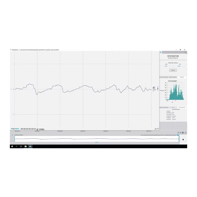Analyse de la respiration (PZT & RIP)