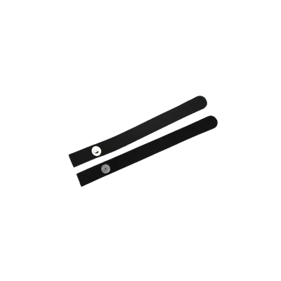 Electrodes Ag/AgCl non gélifiées et réutilisables avec velcro (lot de 2)