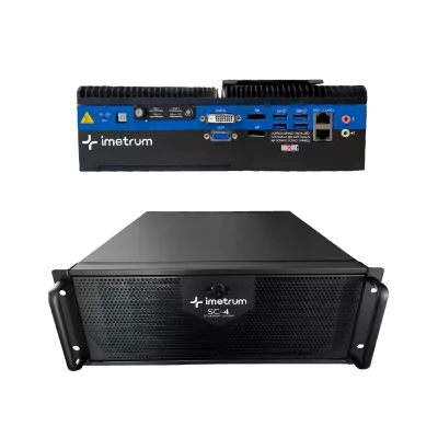 Contrôleurs de systèmes DIC Imetrum pour Video Gauge, compatible modules vidéos UVX3D, Axiom et Mobius