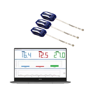 Système Tekscan WELF - Mesure de force sans fil WiFi, 1 à 16 capteurs piézorésistifs FSR FlexiForce sur PC Windows