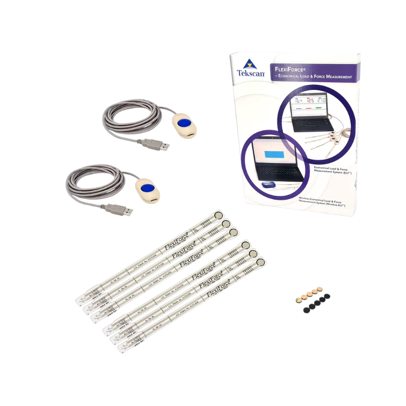 Système Tekscan ELF - Mesure de force sur USB, 1 à 16 capteurs piézorésistifs FSR FlexiForce sur PC Windows