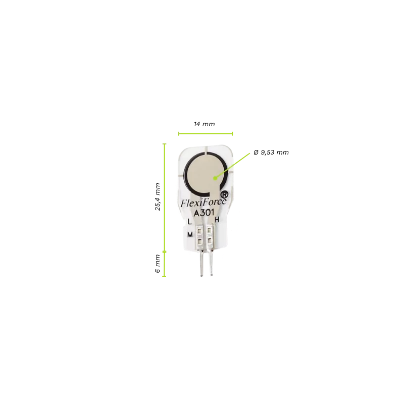 Capteur de force piézorésistif FSR OEM Tekscan - FlexiForce™ A301