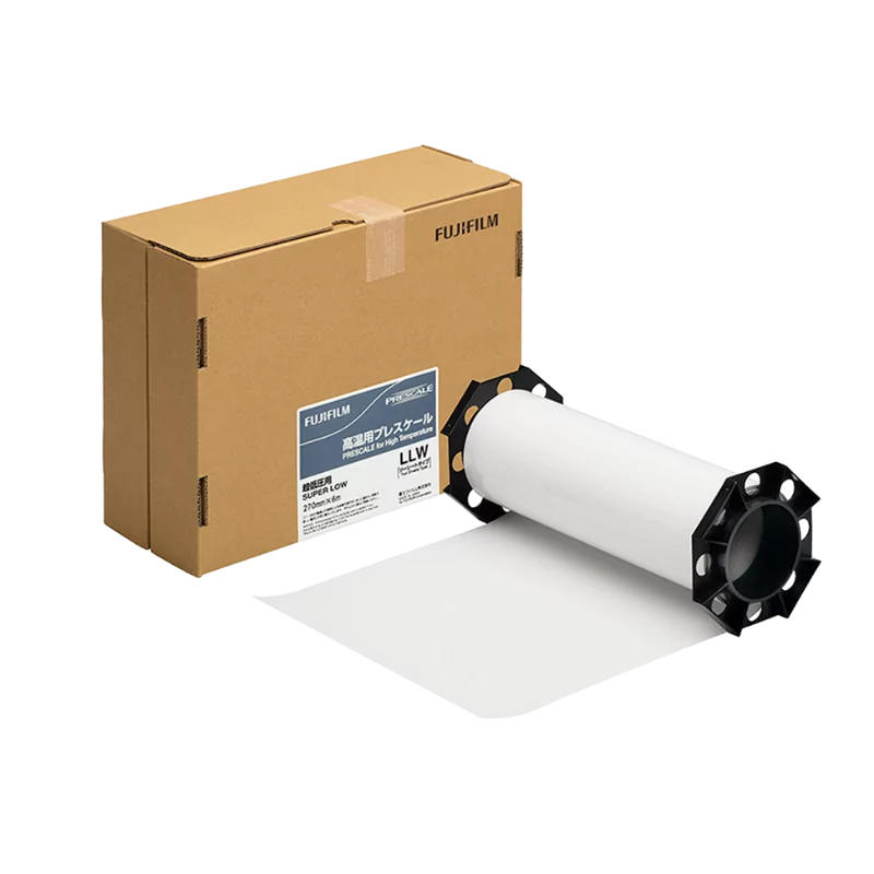 Fujifilm Prescale HT 100 LLLW "Ultra Super Low Pressure", mesure la pression de 0,2 et 0,6 MPa à température entre 30 et 150°C