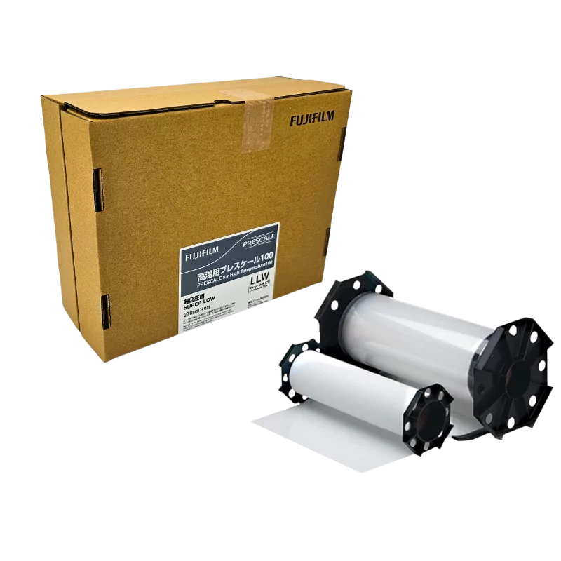 Fujifilm Prescale HT 100 LLW "Super Low Pressure", mesure la pression de 10 à 50 MPa à température entre 30 et 150°C