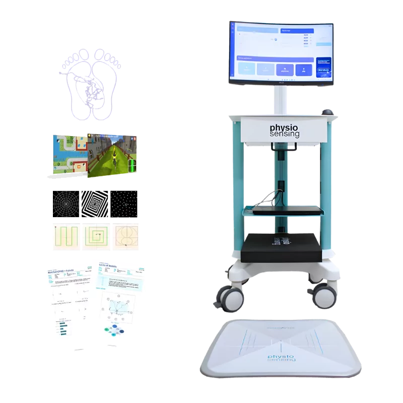 Solution physio sensing vertigo à plateforme stabilométrique haute précision, distribution sensing future France Mescan