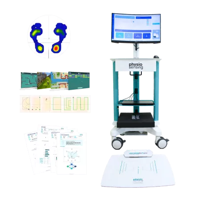 physiosensing rehab, plateforme, protocoles, exercices, jeux interactifs de rééducation, sensing future France Mescan