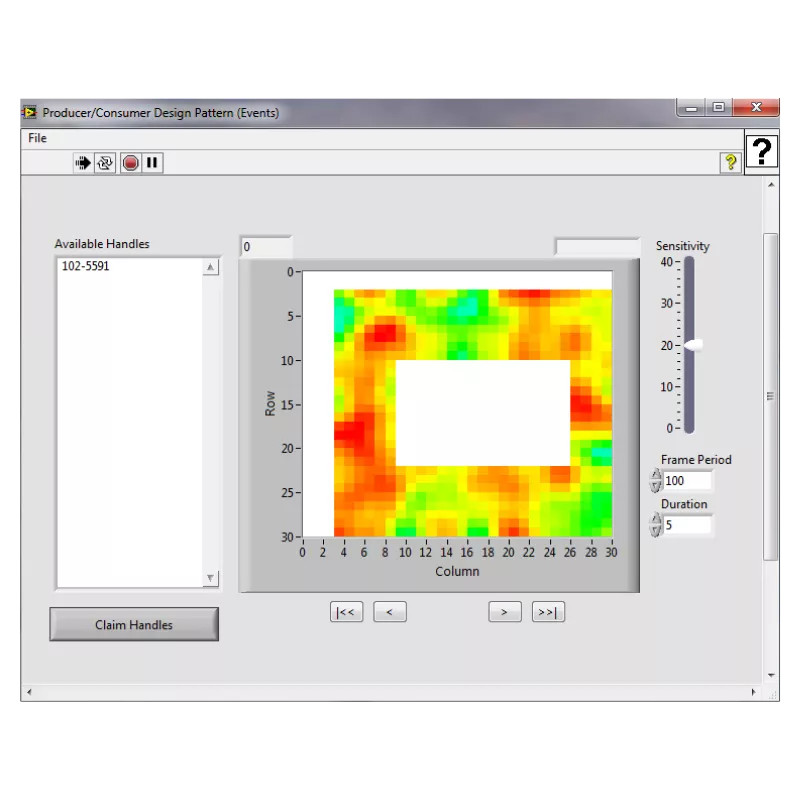 SDK Tekscan Cartographie de pression / température