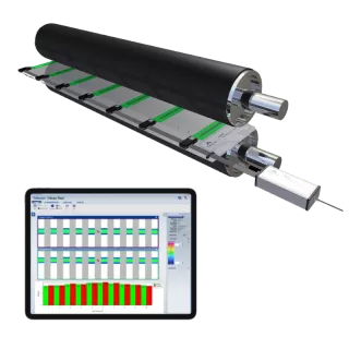 Système de mesure de pression de nip entre rouleaux Tekscan NPAT