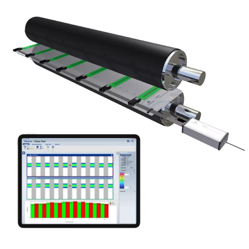 Système de mesure de pression de nip entre rouleaux Tekscan NPAT