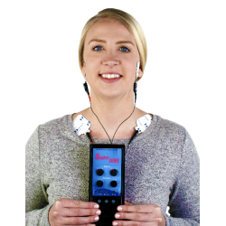 QuadraTENS™ - Stimulateur TENS pour le visage - Décontraction des muscles de la mâchoire, du visage et du cou