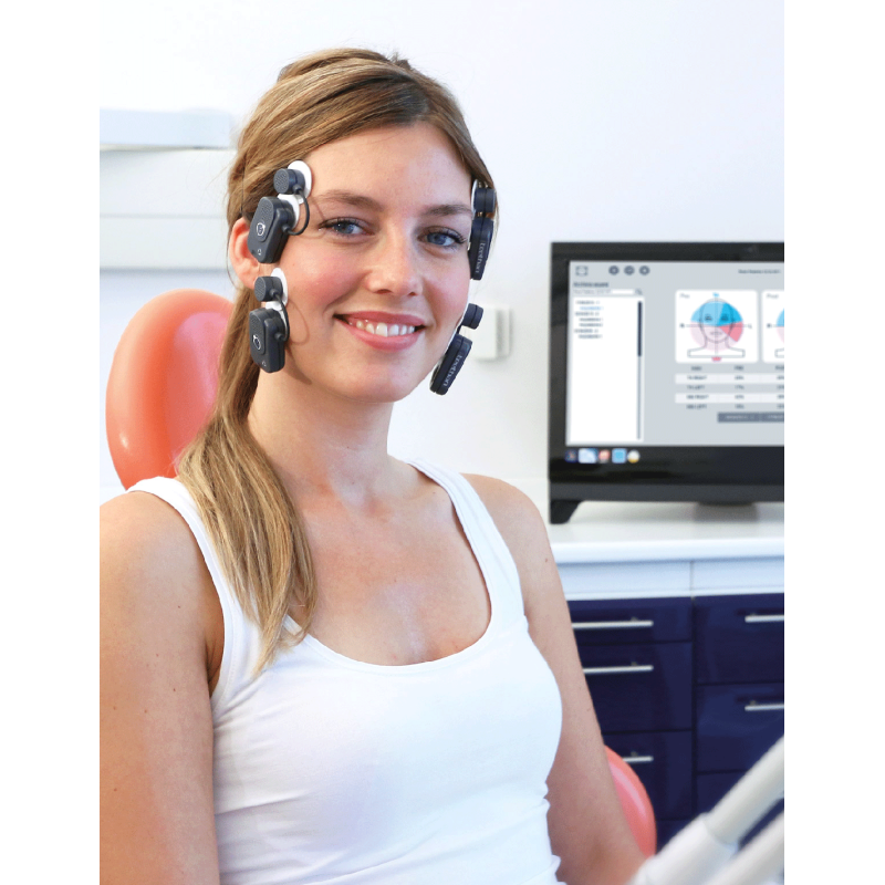 Teethan® - EMG facial sans fil évalue l'équilibre musculaire de la face pour une analyse occlusale numérique simple et rapide