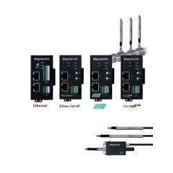 Interface Ethernet, EtherNet/IP, PROFINET ou EtherCAT pour séries DK, DK-S et DT