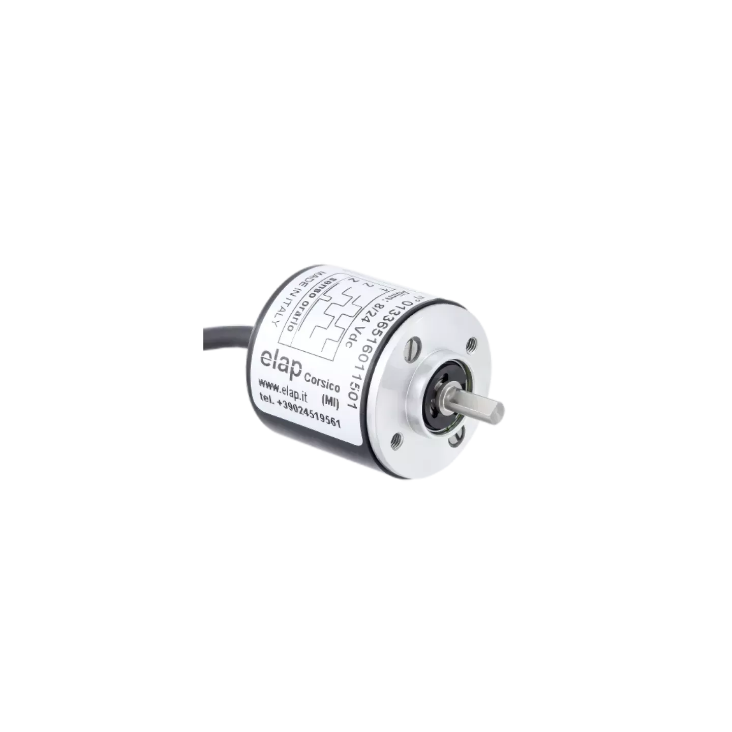 Elap E30 E31, codeur incrémental ABS Ø 30 mm à bride, arbre creux, ...