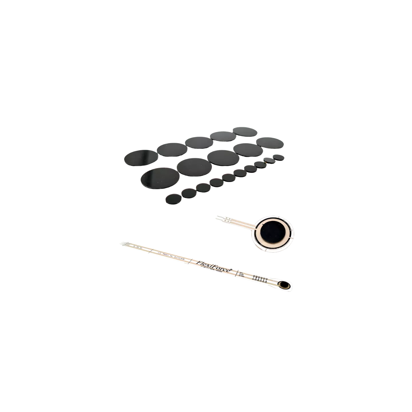 Rondelles concentrateurs de force en Delrin pour capteur FlexiForce