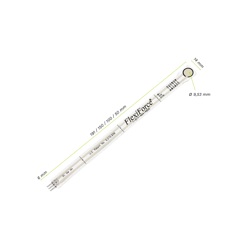 Capteur piezoresistif standard Tekscan FlexiForce A201 pour analyse des appuis