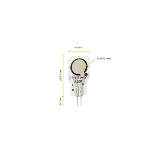 Capteur de force compact Tekscan FlexiForce A301 pour integration carte electronique