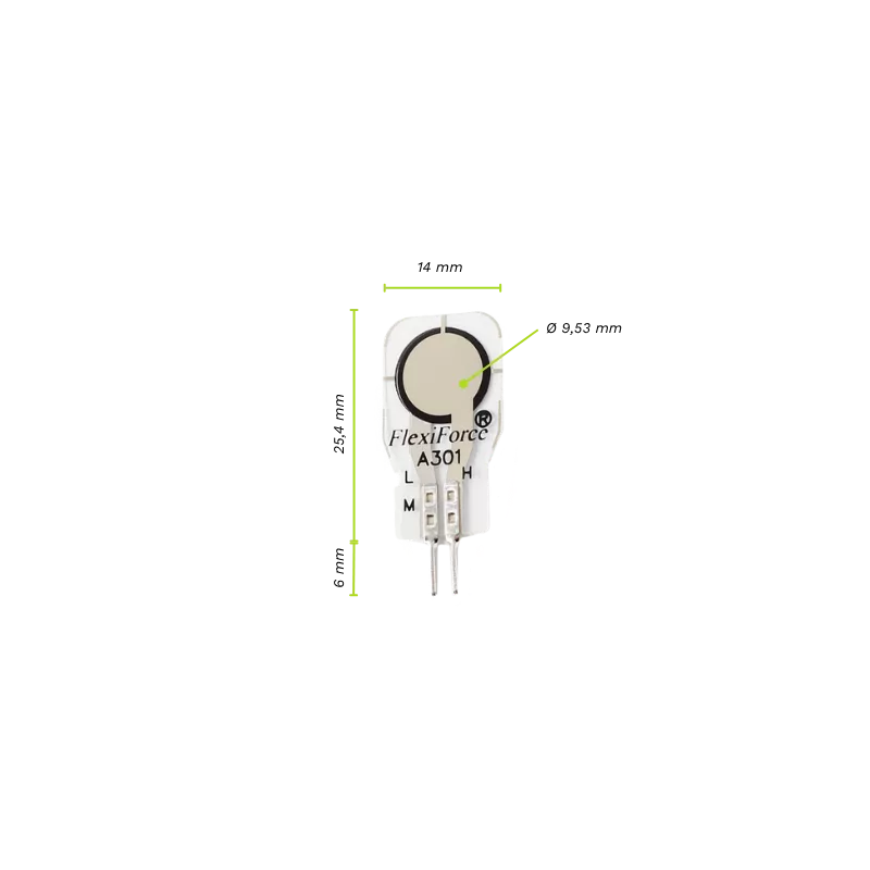 Capteur de force compact Tekscan FlexiForce A301 pour integration carte electronique