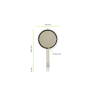 Capteur piezoresistif large diametre Tekscan FlexiForce A401 pour charges etalées