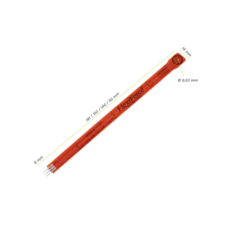 Capteur de force haute temperature Tekscan FlexiForce HT201 pour milieu industriel