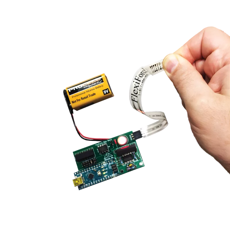 Carte electronique FlexiForce Quickstart Board pour amplification et test de capteur de force FlexiForce