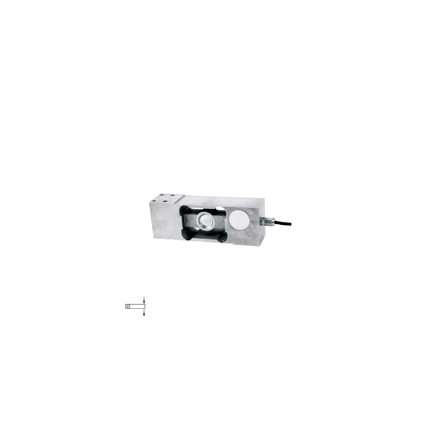 Capteur monocapteur de pesage industriel en aluminium modele ILEC