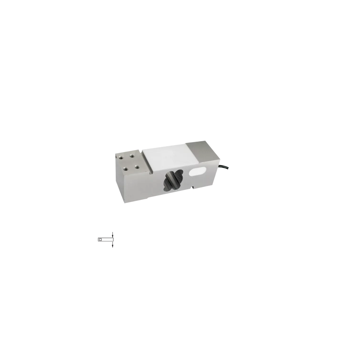 Capteur de force en aluminium type poutre de cisaillement modele UDA
