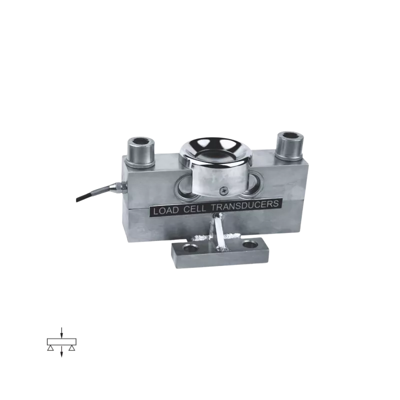 Capteur de force a double cisaillement modele QS pour pont bascule camions
