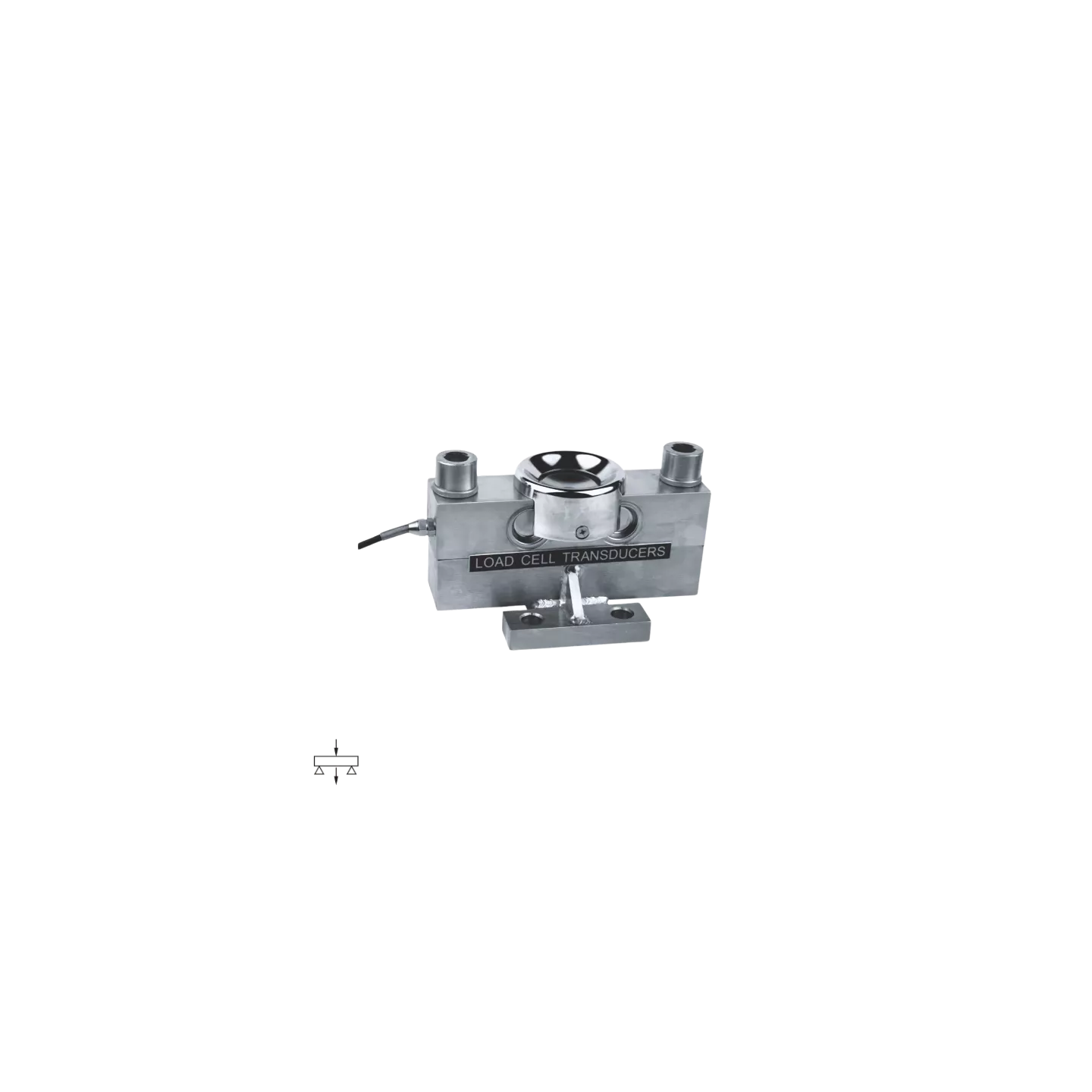 Capteur de force a double cisaillement modele QS pour pont bascule camions