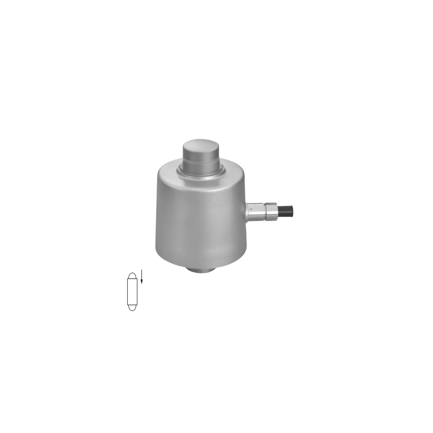 Capteur de force en compression de type colonne avec goupille anti rotation modele CLC
