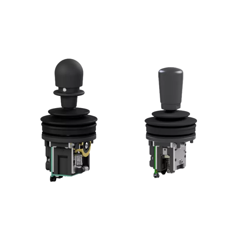 Joystick industriel ultra robuste avec boutons sur la poignée serie SK216