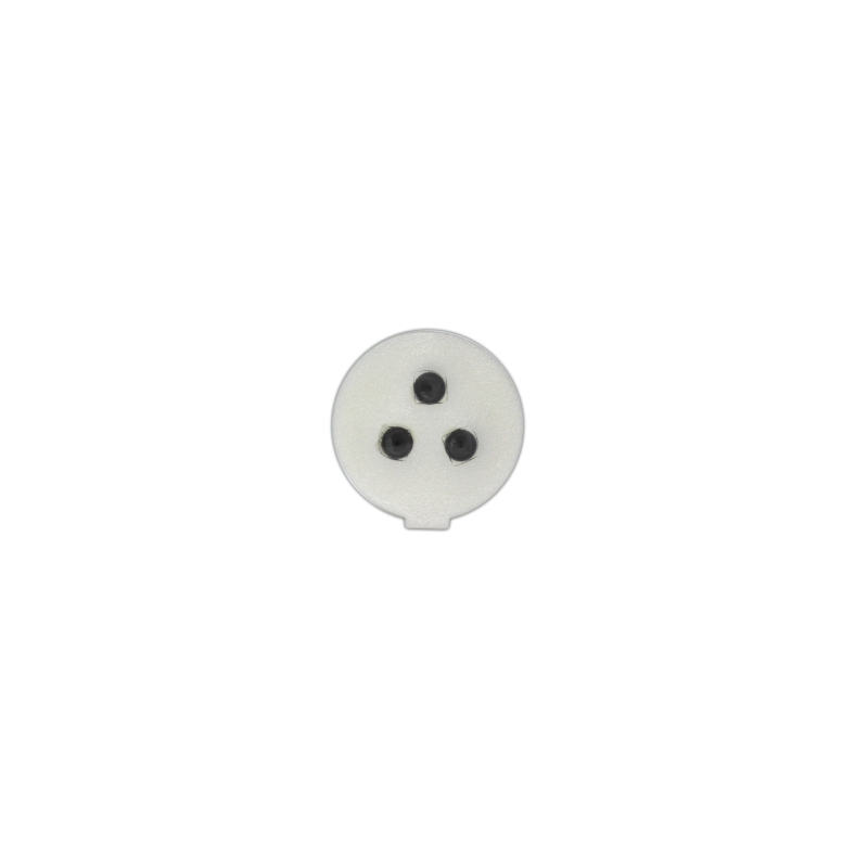 Triode Ag/AgCl gélifiée auto-adhésive jetable (lot de 12)||Mescan