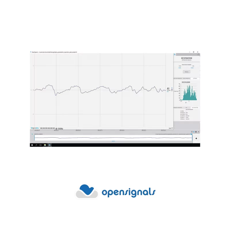 Analyse de la respiration (PZT & RIP) pour OpenSignals (r)evolution | Biosignalsplux | Mescan