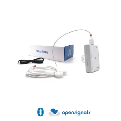 kit biosignalsplux solo, mesure physiologique, 1 capteur bluetooth, distribution Mescan