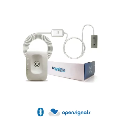 kit biosignalsplux pioneer, mesure activité cérébrale, capteur fnirs bluetooth, distribution Mescan