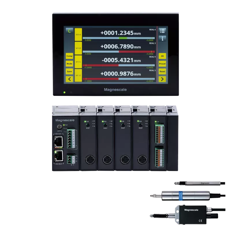 Magnescale LT80 MG80 LZ80 système d'acquisition Ethernet, jusqu'à 16 palpeurs numériques DK, DK800S et DT