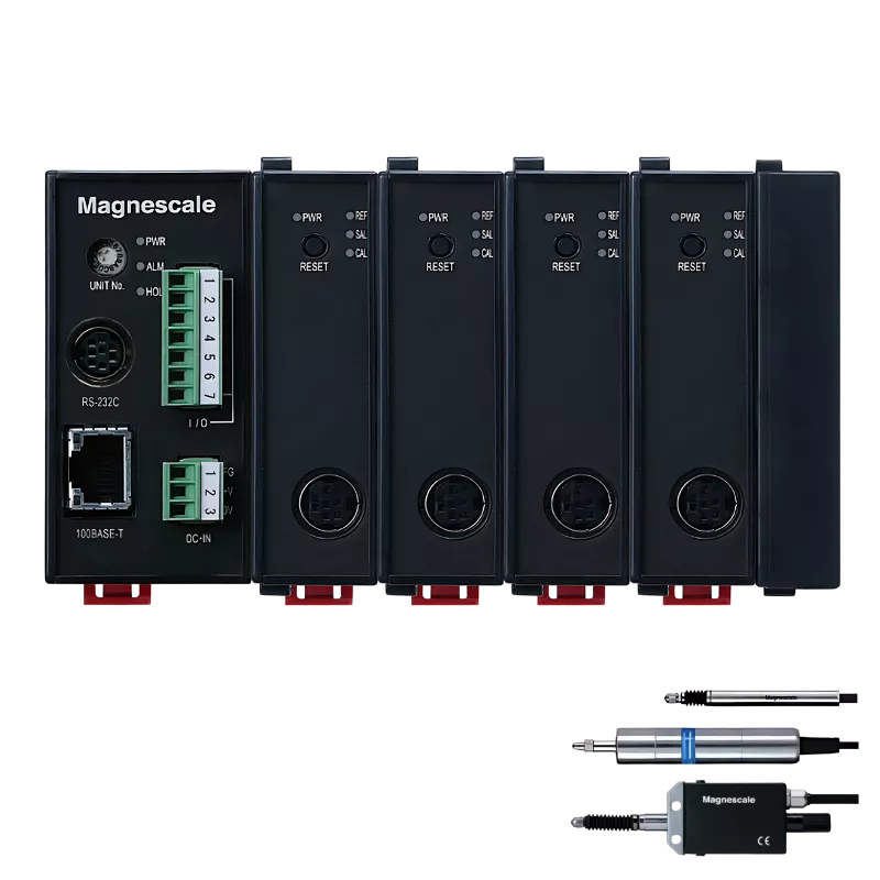 Magnescale MG80-SC + MG80-CM, interface série et Ethernet pour palpeurs numériques Digital Gauge DK, DK800S et DT