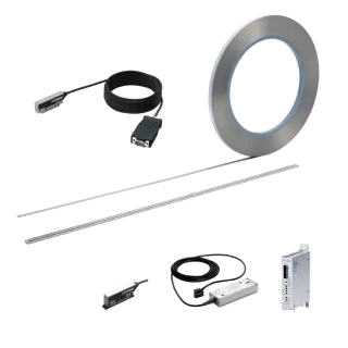 Règle numérique Magnescale en bande magnétique Digiruler SL110 et SL130, détecteurs PL81, PL82 ou PL25