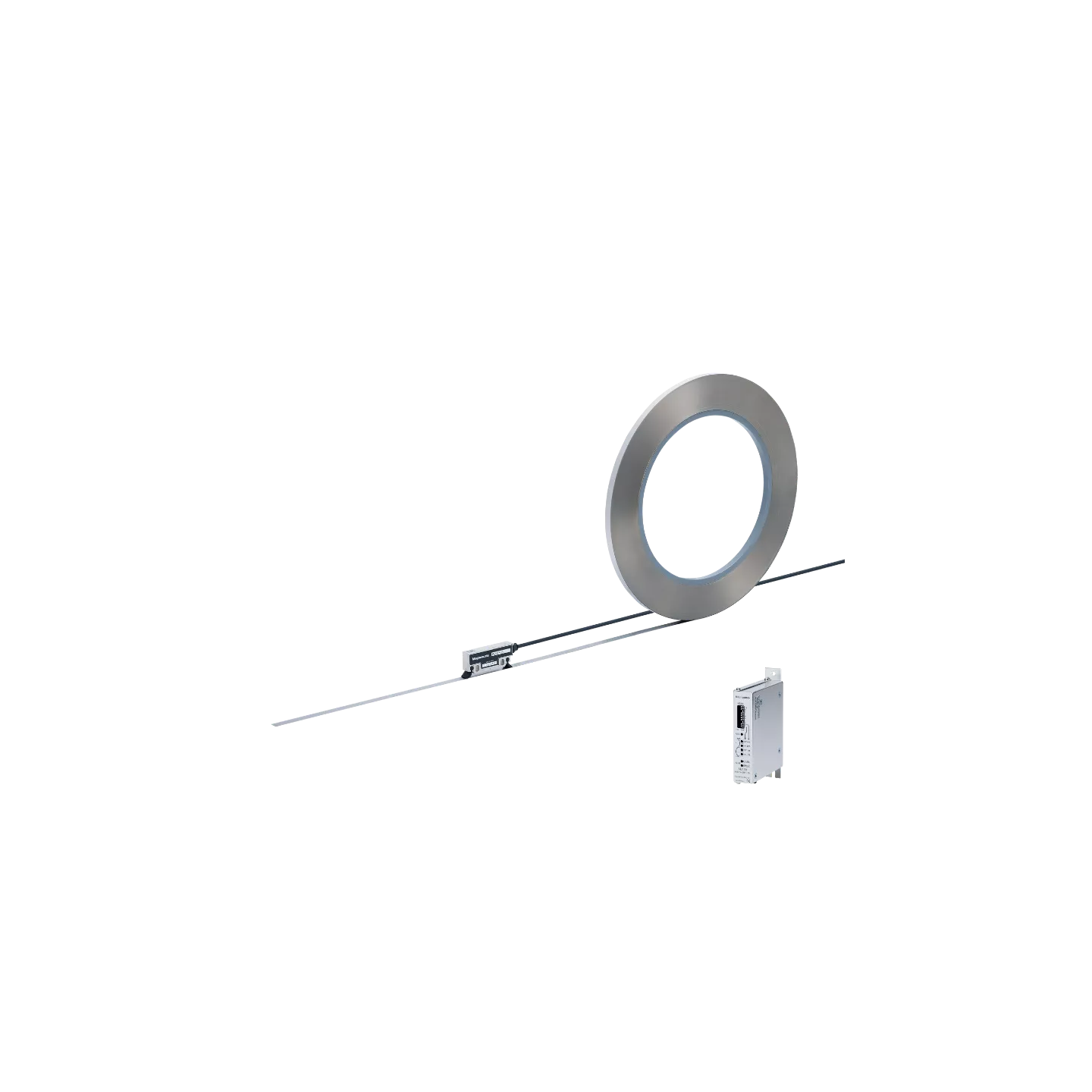 Règle numérique Magnescale Digiruler SL331, bande magnétique 200 mm à 8 m, résolution 5 µm, détecteur PL60