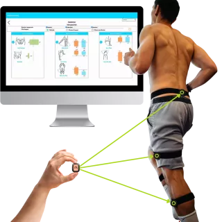 Analyse biomécanique marche et course à pied sur tapis avec les capteurs inertiels sans fil mySmartMove