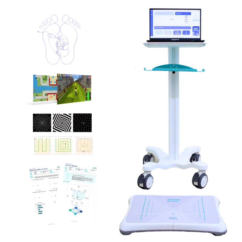 Plateforme PhysioSensing Balance Basic pour évaluation clinique de l'équilibre et rééducation posturale
